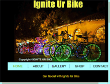 Tablet Screenshot of igniteurbike.com